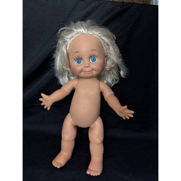 Galoob 1990 Baby Face Doll So Sweet Sandi Blonde Hair Doll 13” VTG - Picture 2 of 9